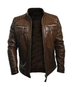 Men Outwear Mars Leather Jacket