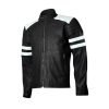 Mens Black Retro Cafe Racer Jacket