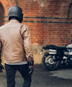 Men's Brown Biker Leather Jackets