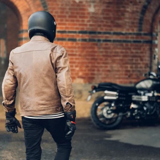 Men's Brown Biker Leather Jackets