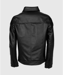 Men Black Leather Motorcycle Jacket