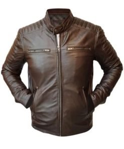 Men’s Handmade Slim Fit Leather Jacket