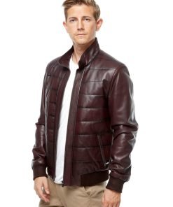 Men’s Real Maroon Leather Jacket