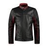 Mens Retro Black Leather Jacket