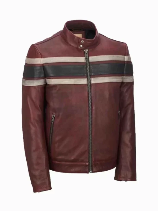 Mens-Retro-Red-Waxed-Vintage-Jacket