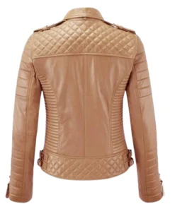Motorcycle Biker Genuine Leather Jacket for Women