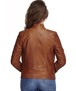 Women’s Real Brown Leather Jacket
