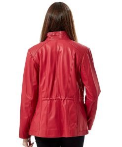 Women’s Real Red Leather Jacket