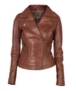 Women Elegant Asymmetrical Moto Jacket