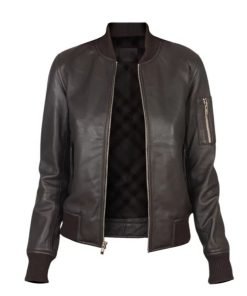 Women’s Ava Ma-1 Leather Jacket