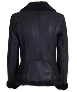 Womens-Black-Leather-Shearling-Jacket