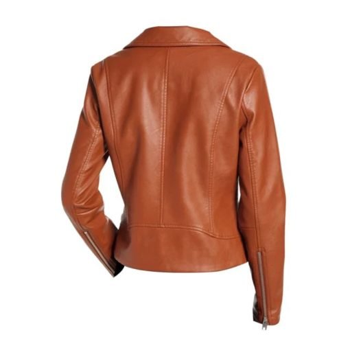 Womens Real Brown Leather Jacket