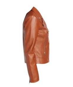 Womens Real Brown Leather Jacket