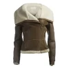 Womens-Shearling-Olive-Green-Leather-Jacket