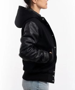 Womens-Hooded-Varsity-Leather-Jacket