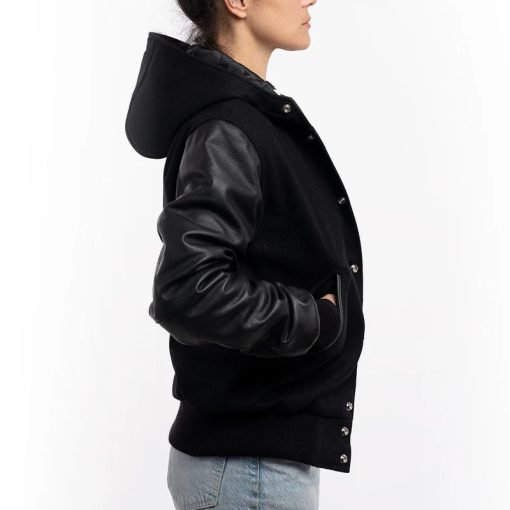 Womens-Hooded-Varsity-Leather-Jacket