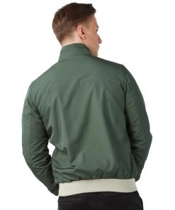 Men’s Real Beige Leather Double Sided Sport Jacket