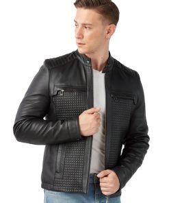 Men’s Real Black Leather Jacket