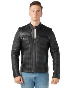 Men’s Real Black Leather Jacket