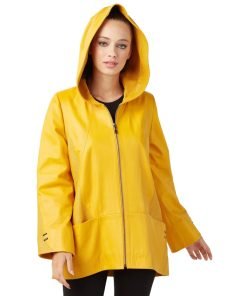 Women’s Real Mustard Yellow Leather Coat