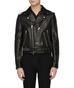 mens-black-biker-leather-jacket