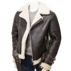 mens-chocolate-brown-leather-shearling-jacket