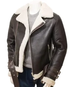 mens-chocolate-brown-leather-shearling-jacket