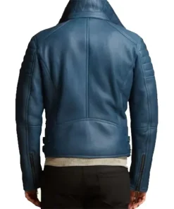 mens-dark-blue-shearling-leather-jacket