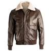 mens_pilot_brown_bomber_shearling_collar_jacket-1