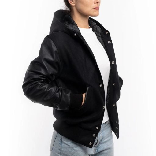 Womens-Hooded-Varsity-Leather-Jacket