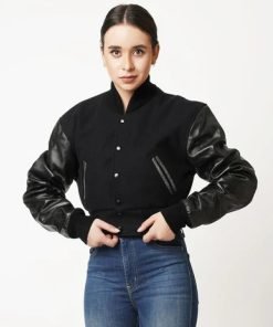 Womens-Letterman-Cropped-Leather-Jacket