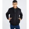 Black Wool Bomber Jacket