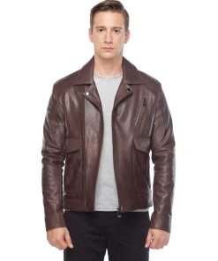 Men’s Real Brown Leather Jacket