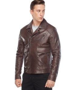 Men’s Real Brown Leather Jacket