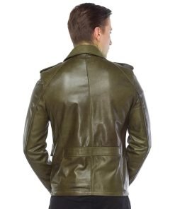 Men’s Real Green Leather Jacket