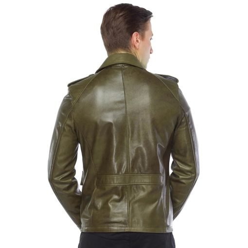 Men’s Real Green Leather Jacket