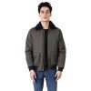 Green Sherpa Collar Aviator Jacket