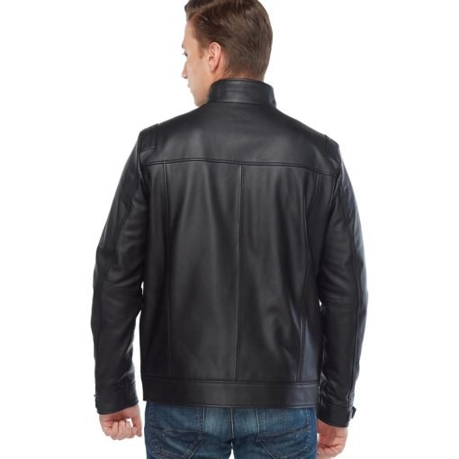 Jesse Wood Men’s Real Leather Jacket