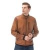 Men’s Real Brown Leather Washed Jacket