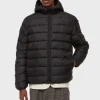 Mens-lightweight-Black-Puffer-Jacket-With-Hood