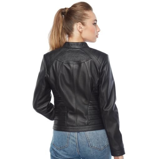 Women’s Real Black Leather Jacket