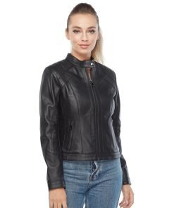 Women’s Real Black Leather Jacket