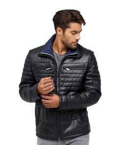 Men’s Real Black Leather Jacket