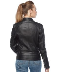 Women’s Real Black Leather Jacket