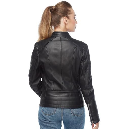 Women’s Real Black Leather Jacket