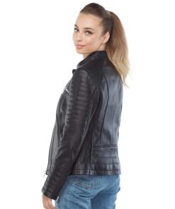 Women’s Real Black Leather Jacket