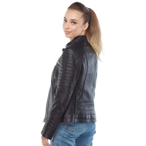 Women’s Real Black Leather Jacket