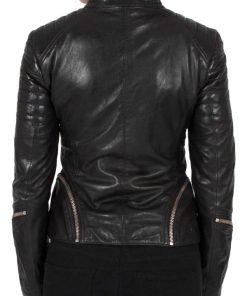 Womens-Cafe-Racer-Leather-Biker-Jacket-Black-Cross-Zipper-02