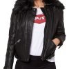 Womens-Cafe-Racer-Leather-Motorcycle-Jacket-Black 1