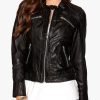 Womens-Fashion-Designer-Real-Leather-Jacket-Black-1